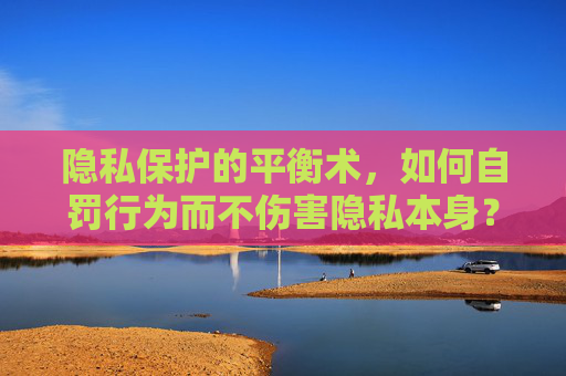 隐私保护的平衡术,如何自罚行为而不伤害隐私本身?自罚行为的隐私平衡,如何在约束中守护隐私? 隐私保护的平衡术,如何自罚行为而不伤害隐私本身?自罚行为的隐私平衡,如何在约束中守护隐私?