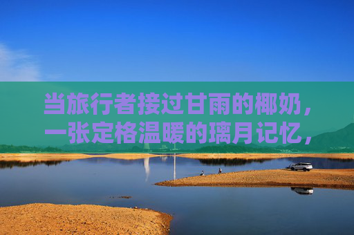 当旅行者接过甘雨的椰奶，一张定格温暖的璃月记忆，椰奶定格的璃月暖忆