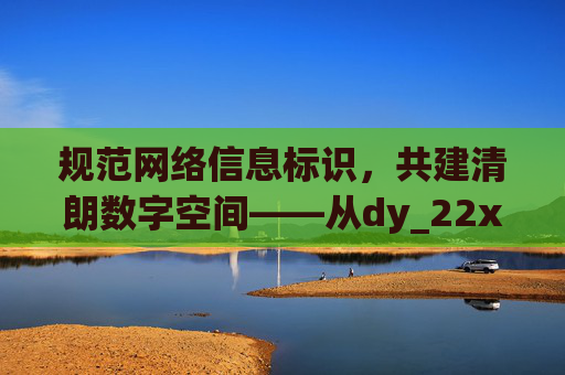 规范网络信息标识，共建清朗数字空间——从dy_22xxoo_info说起
