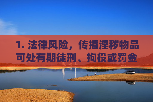 1. 法律风险，传播淫秽物品可处有期徒刑、拘役或罚金；组织、强迫他人拍摄此类内容将面临更严厉刑罚