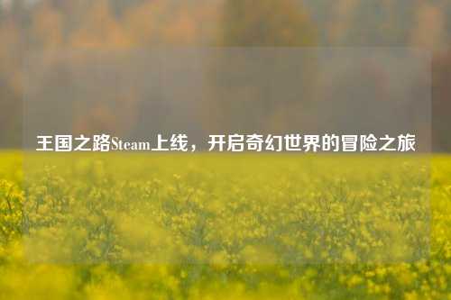 王国之路Steam上线，开启奇幻世界的冒险之旅