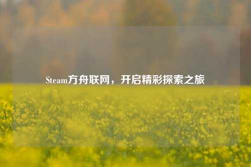 Steam方舟联网，开启精彩探索之旅