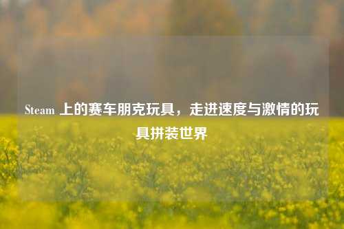 Steam 上的赛车朋克玩具,走进速度与***的玩具拼装世界