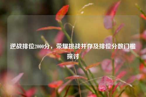 逆战排位2000分,荣耀挑战并存及排位分数门槛探讨