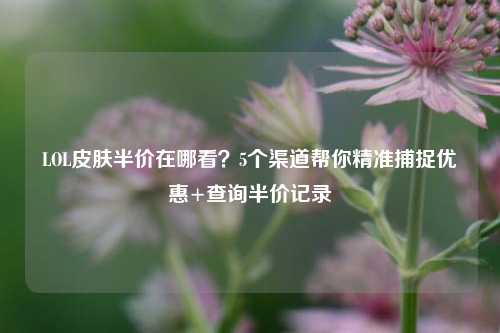 LOL皮肤半价在哪看?5个渠道帮你精准捕捉优惠+查询半价记录