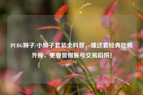 PUBG狮子/小狮子套装全科普,懂这套经典吃鸡外观,更要警惕账号交易陷阱!
