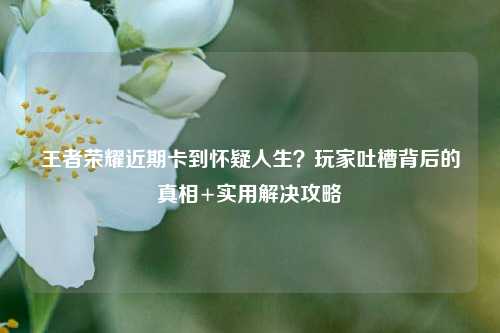 王者荣耀近期卡到怀疑人生?玩家吐槽背后的真相+实用解决攻略