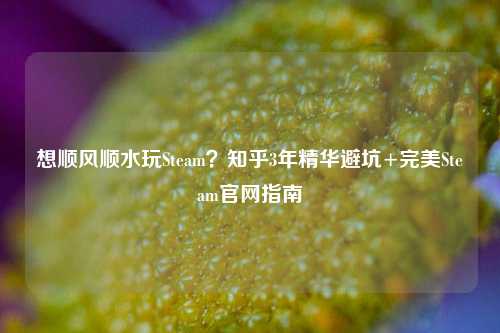 想顺风顺水玩Steam?知乎3年精华避坑+完美Steam官网指南
