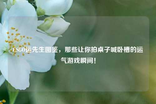 CSGO运先生图鉴,那些让你拍桌子喊***的运气游戏瞬间!