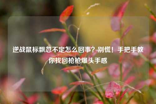 逆战鼠标飘忽不定怎么回事?别慌!手把手教你找回枪枪爆头手感