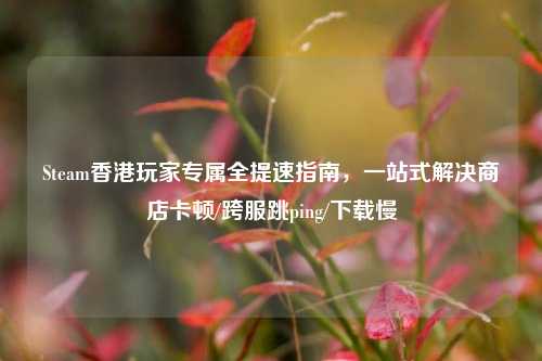 Steam香港玩家专属全提速指南,一站式解决商店卡顿/跨服跳ping/下载慢