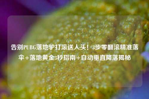 告别PUBG落地驴打滚送人头!3步零翻滚精准落伞+落地黄金3秒指南+自动垂直降落揭秘
