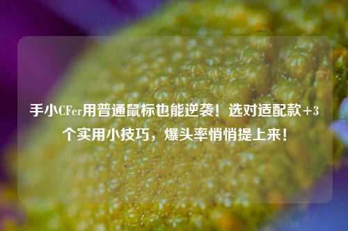 手小CFer用普通鼠标也能逆袭!选对适配款+3个实用小技巧,爆头率悄悄提上来!