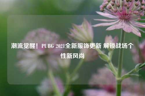 潮流觉醒!PUBG 2021全新服饰更新 解锁战场个性新风尚