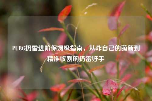 PUBG扔雷进阶保姆级指南,从炸自己的萌新到精准收割的扔雷好手