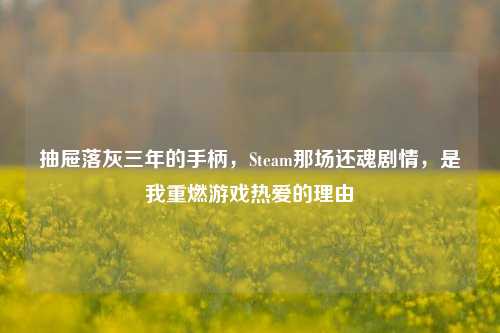 抽屉落灰三年的手柄,Steam那场还魂剧情,是我重燃游戏热爱的理由