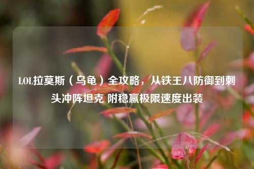 LOL拉莫斯(乌龟)全攻略,从铁王八防御到刺头冲阵坦克 附稳赢极限速度出装